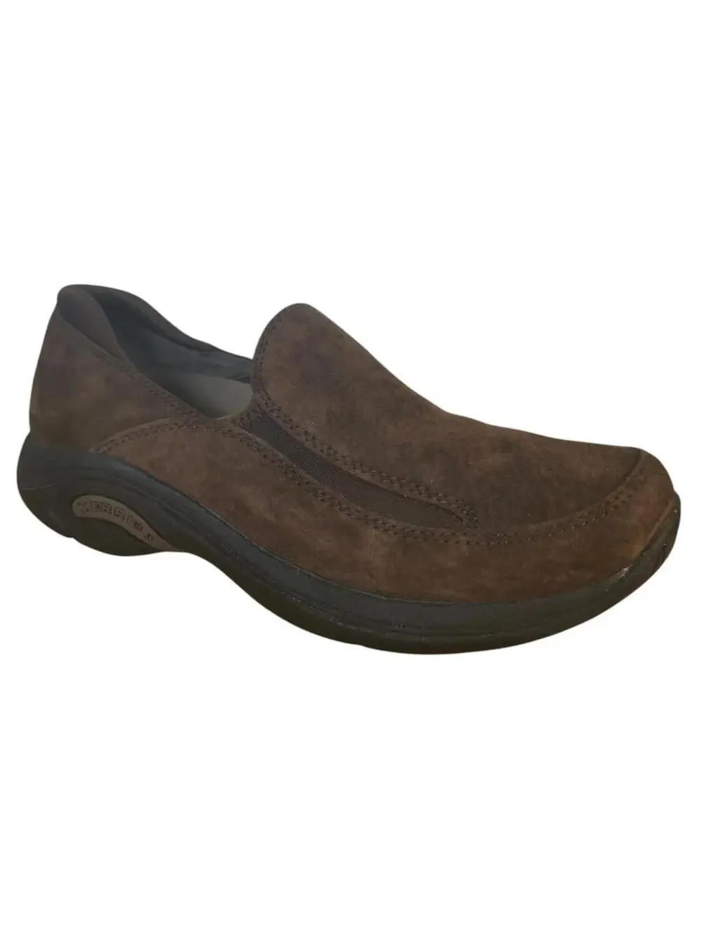 Women's Merrell Treviso Moc II Loafers Shoes Size 6.5 M Brown‎ Suede Casual